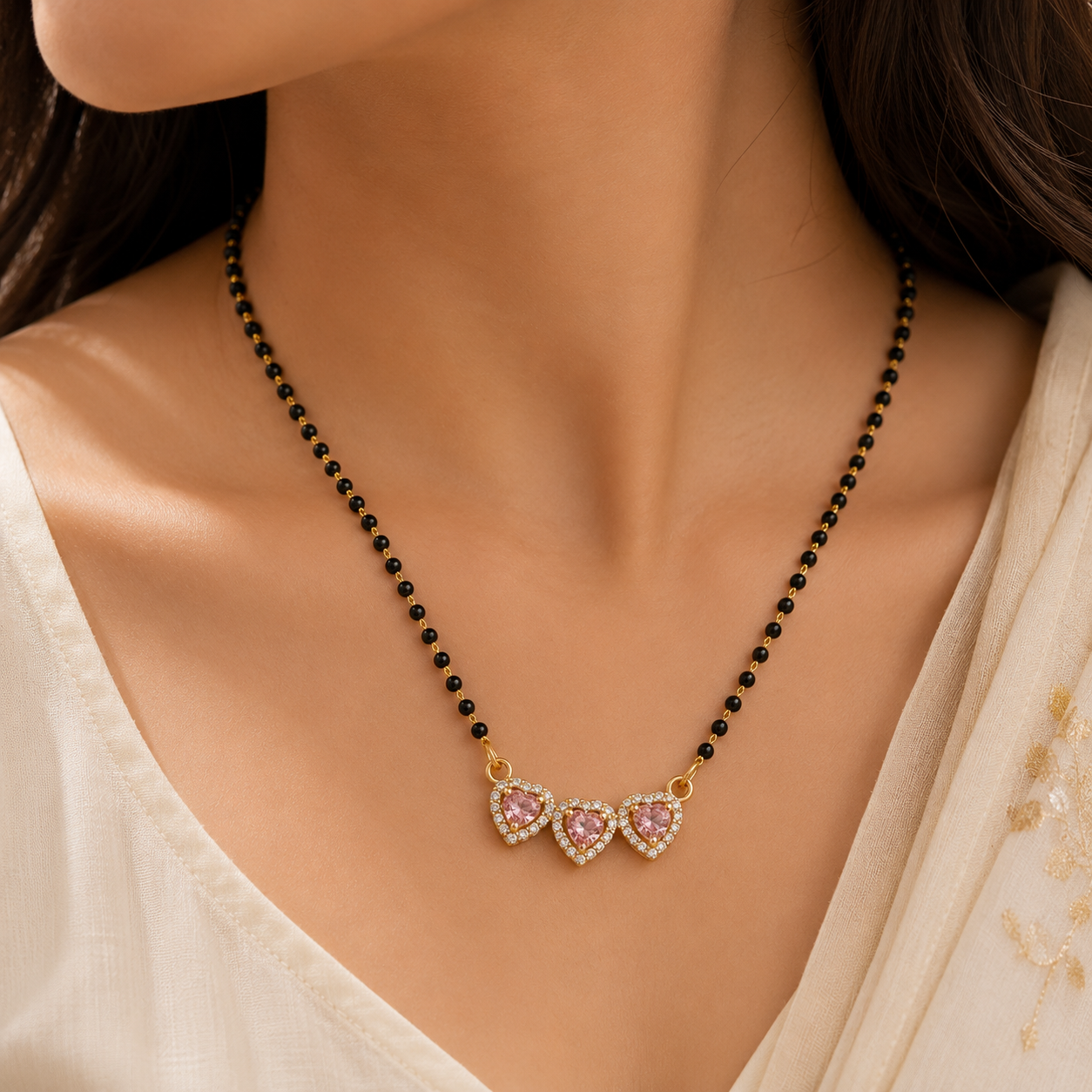 Amora Heart Mangalsutra