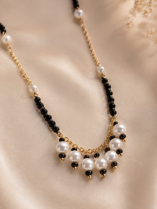 Evara Pearl Charm Mangalsutra