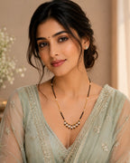 Evara Pearl Charm Mangalsutra