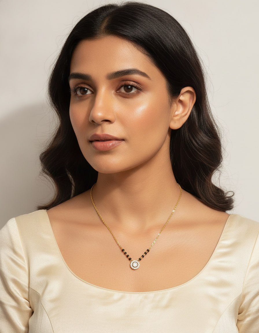 Aavrin Classic Halo Mangalsutra