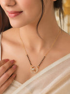 Aavrin Circle Heart Mangalsutra