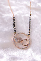 Aavrin Circle Heart Mangalsutra