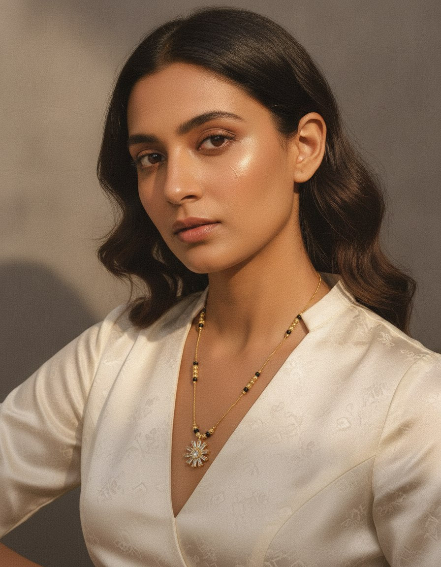 Aavrin Sunflower Spark Mangalsutra