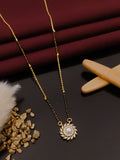 Aavrin Pearl Bloom Floral Mangalsutra