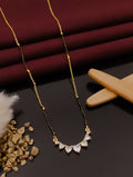 Aavrin Crystal Heart Cascade Mangalsutra