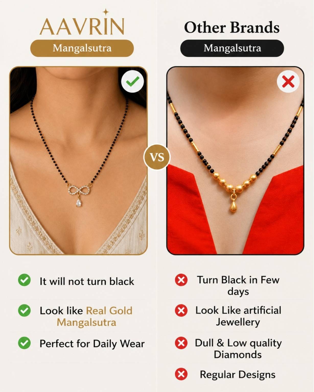 Infinity Charm Mangalsutra