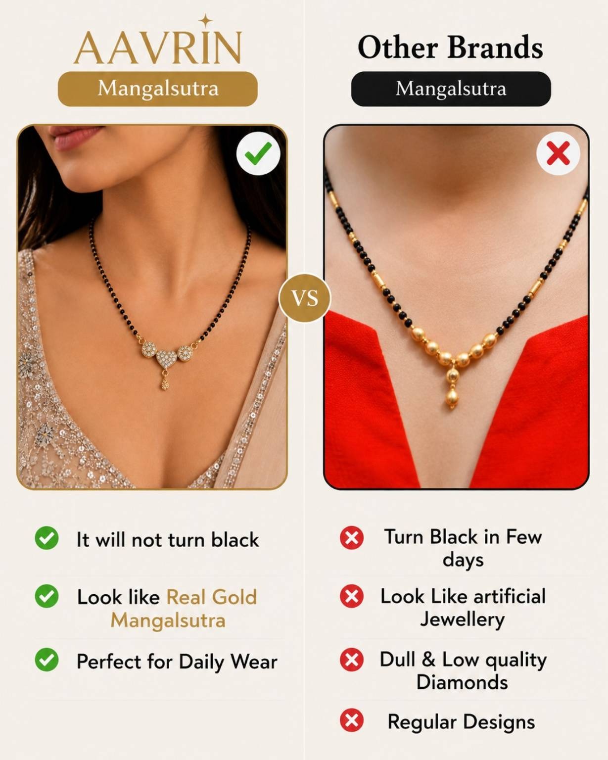 Celeste Heart Mangalsutra