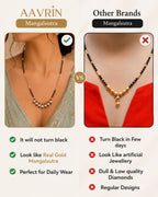 Evara Pearl Charm Mangalsutra